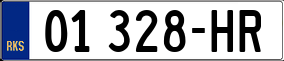 Truck License Plate